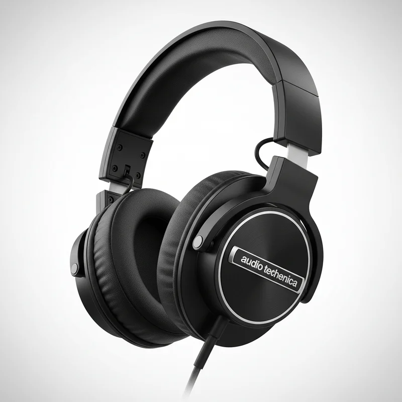 Audio-Technica ATH-M50x Professional Monitor Headphones Black image 2