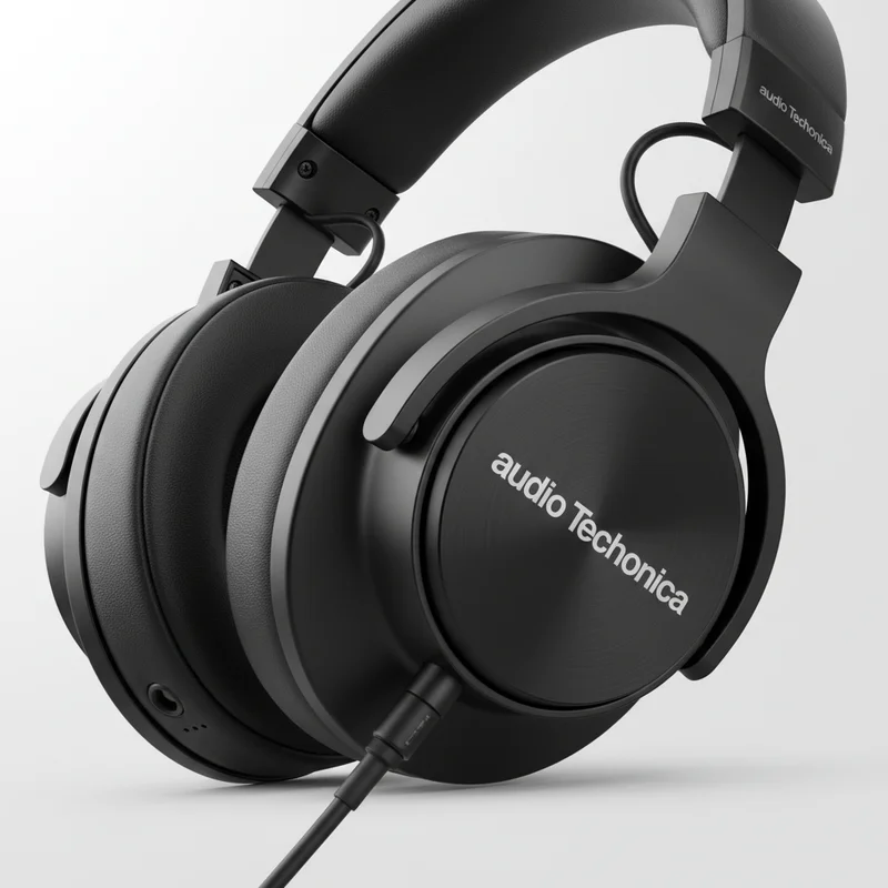 Audio-Technica ATH-M50xBT2 Wireless Headphones Black image 3