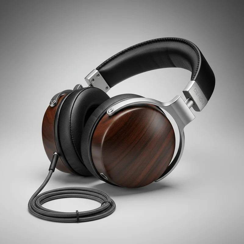 Denon AH-D5200 Over-Ear Headphones image 2